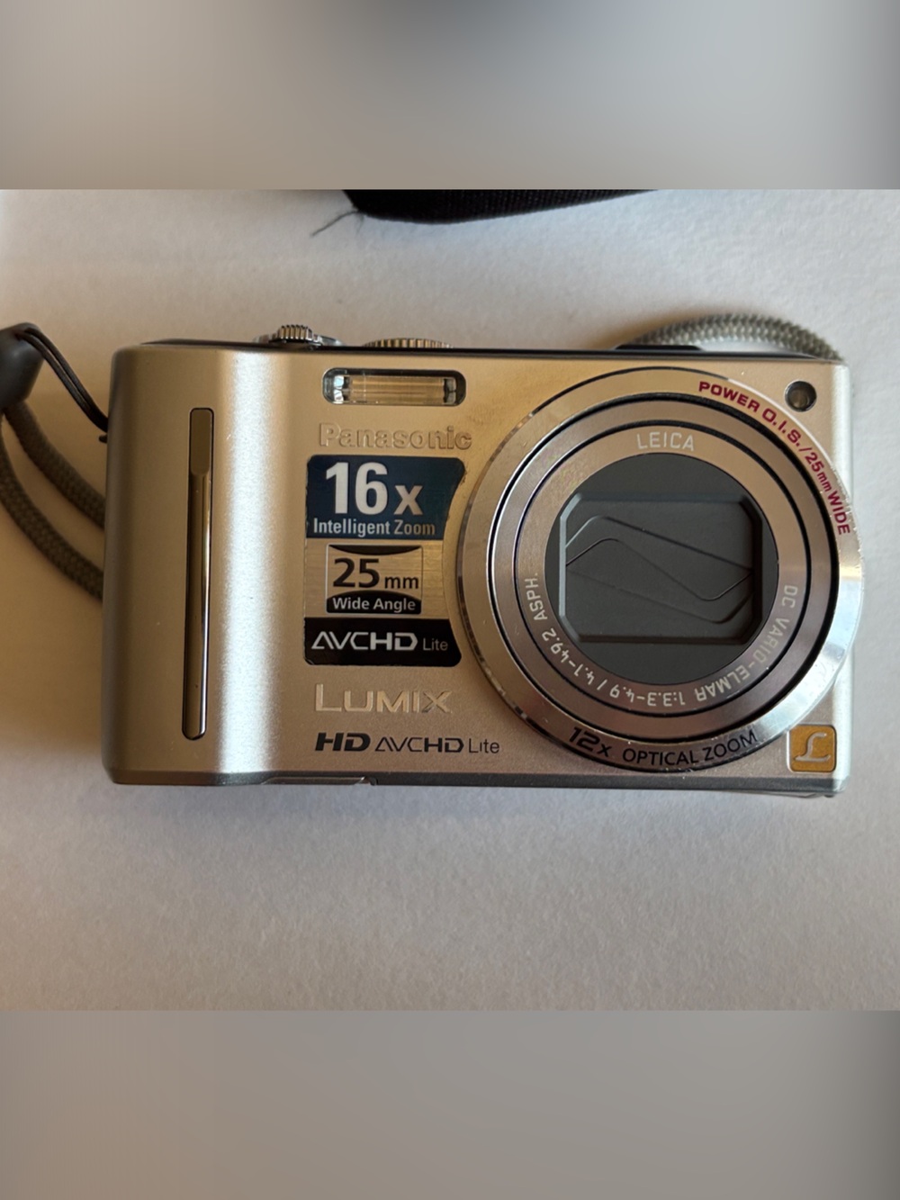 Panasonic Lumix Silver Point-and-Shoot Digital Camera